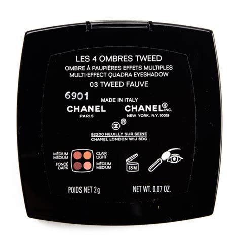 tweed fauve chanel|Chanel Tweed Fauve (03) Tweed Eyeshadow Quad Review.